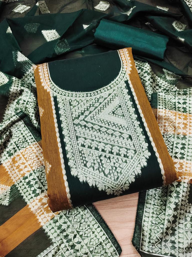 Exclusive Modal Chanderi Non Catalog Dress Material
